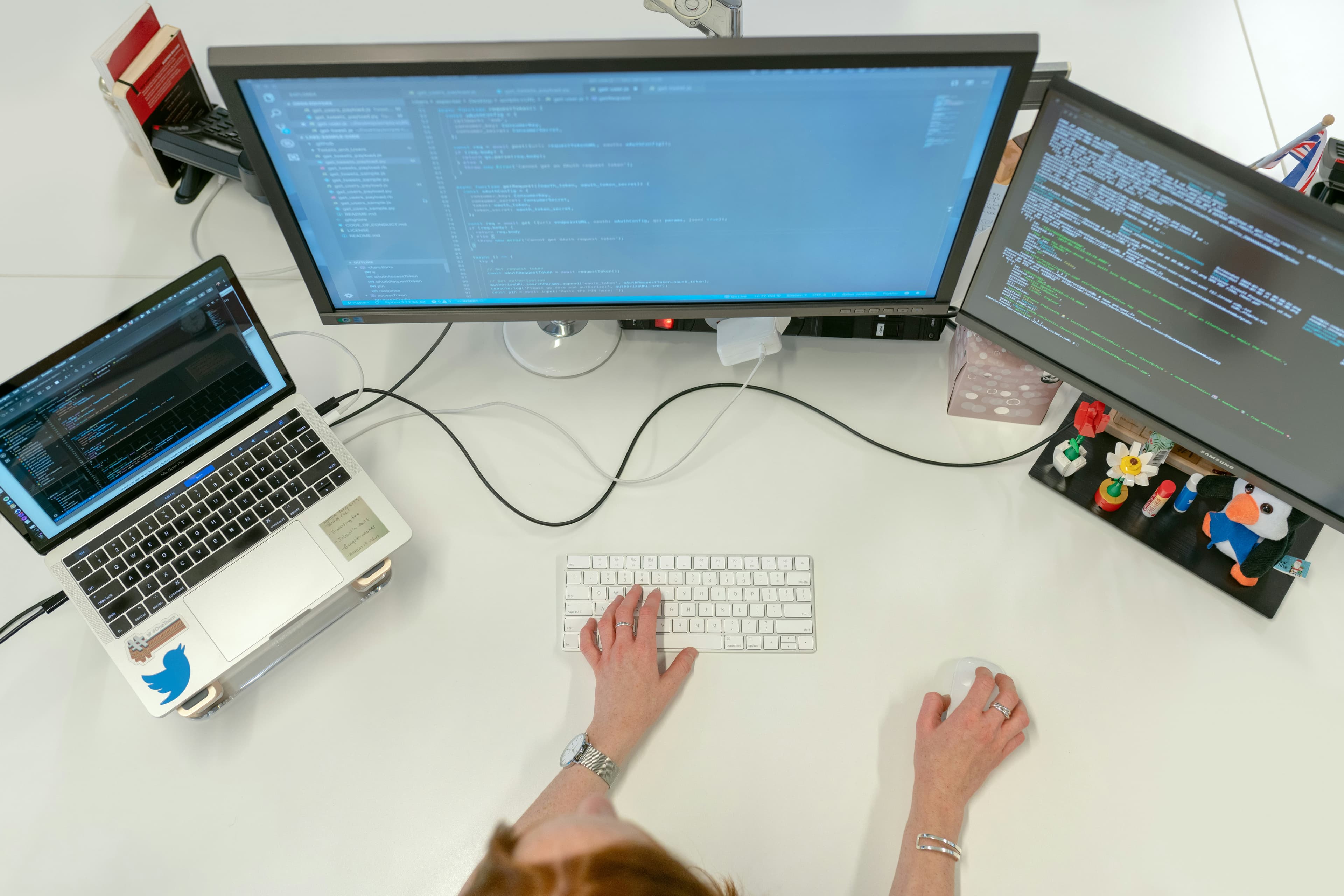 Website speed performance score on a laptop screen